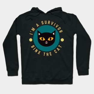 Binx The Cat I'm A Survivor Hoodie